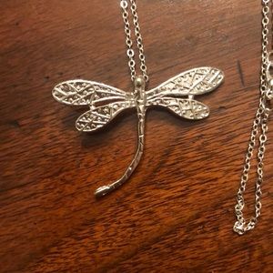 ♥️☮️ Silver Dragonfly Necklace ☮️♥️
